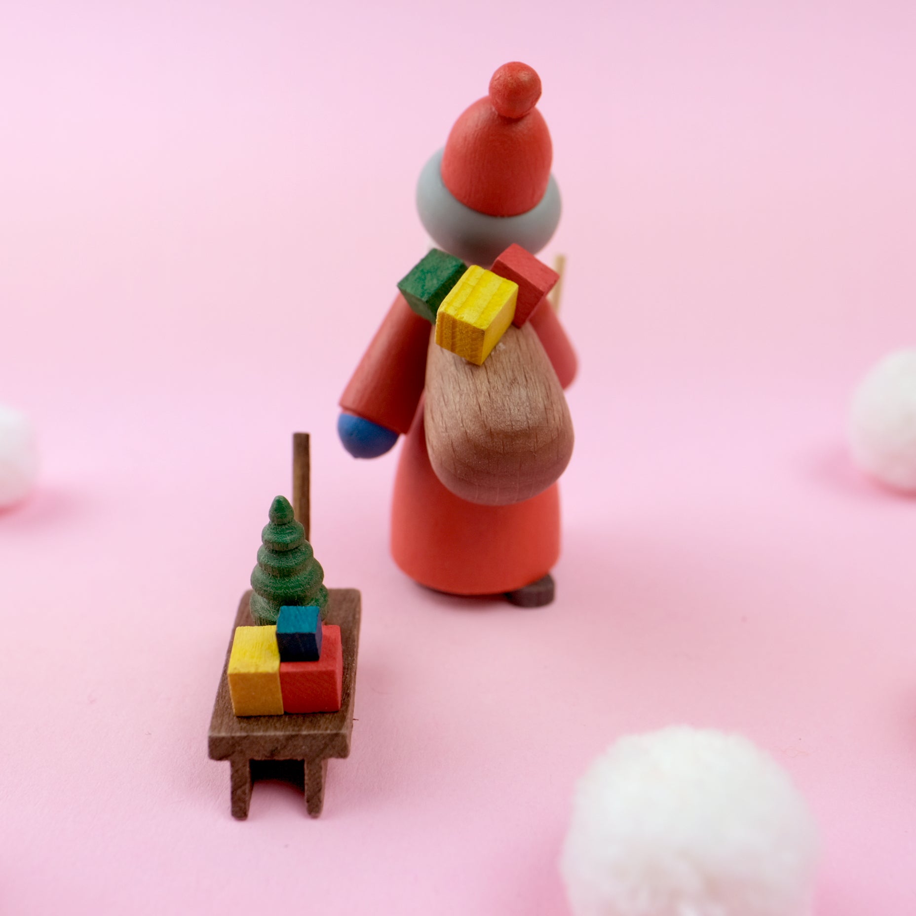 Santa with sleigh Miniature