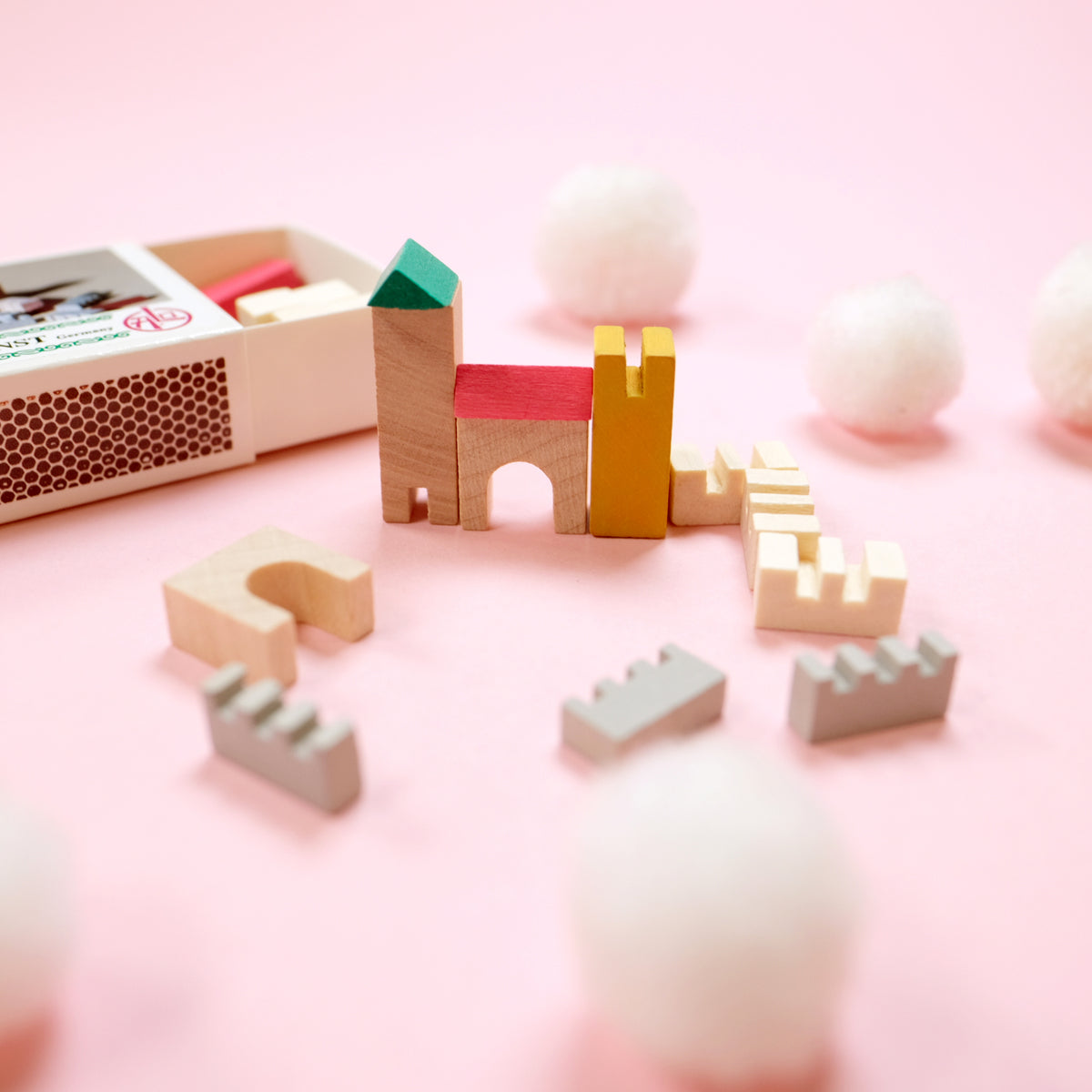 Mini-Städtchen in der Streichholzschachtel