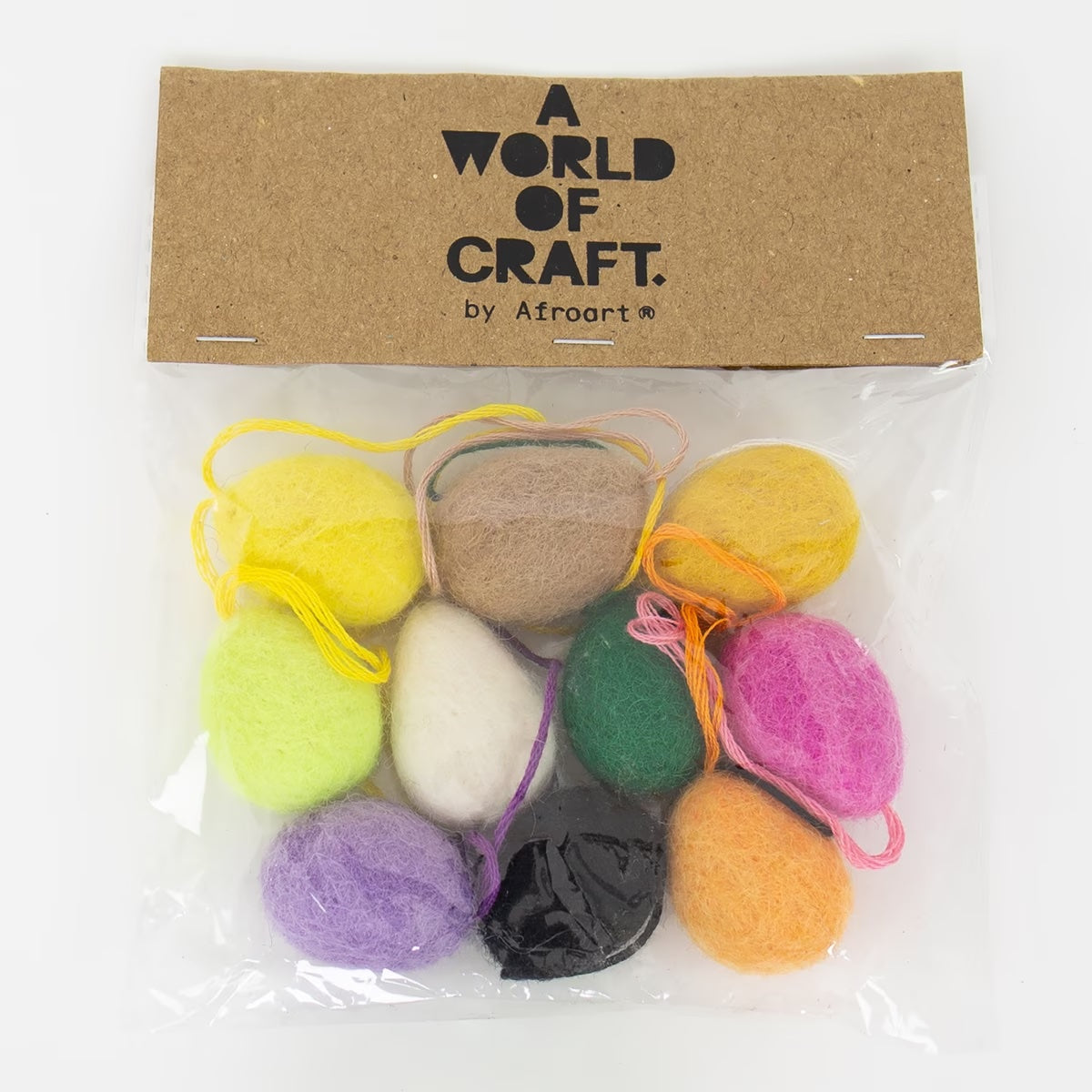 FELT EGGS Easter ornament 10 pieces