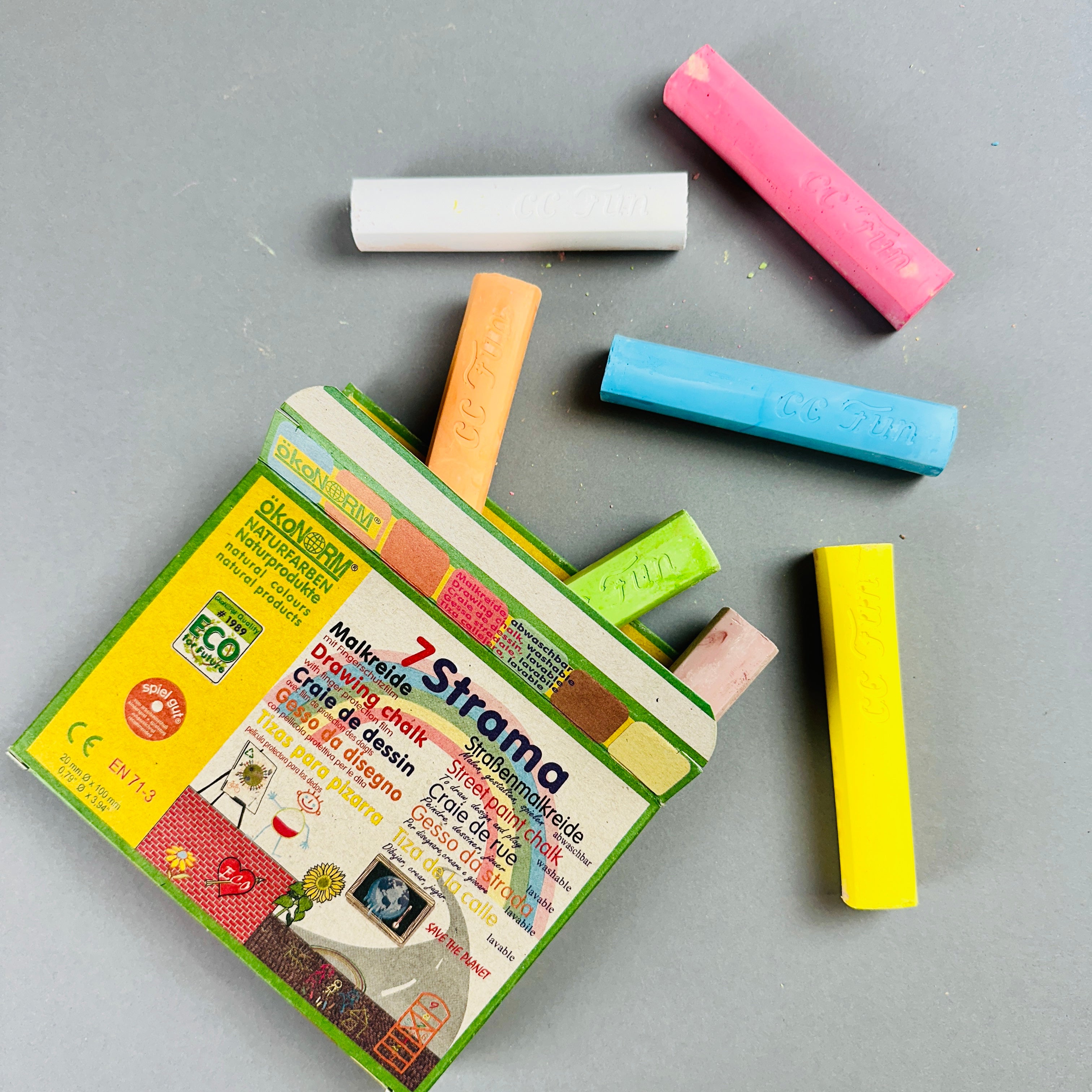 Drawing chalk - 7 colors