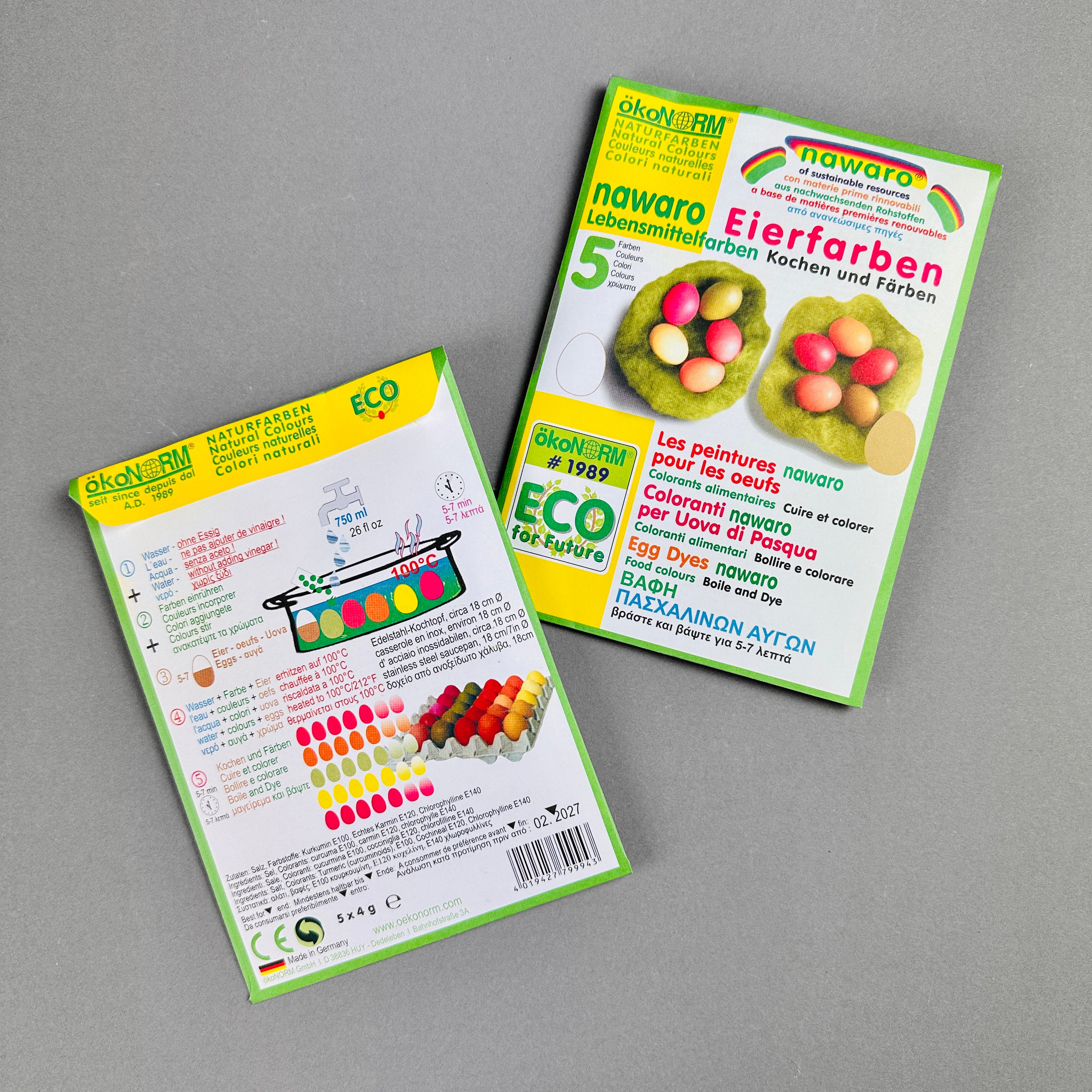 Natural egg dye nawaro - NATURAL food colors