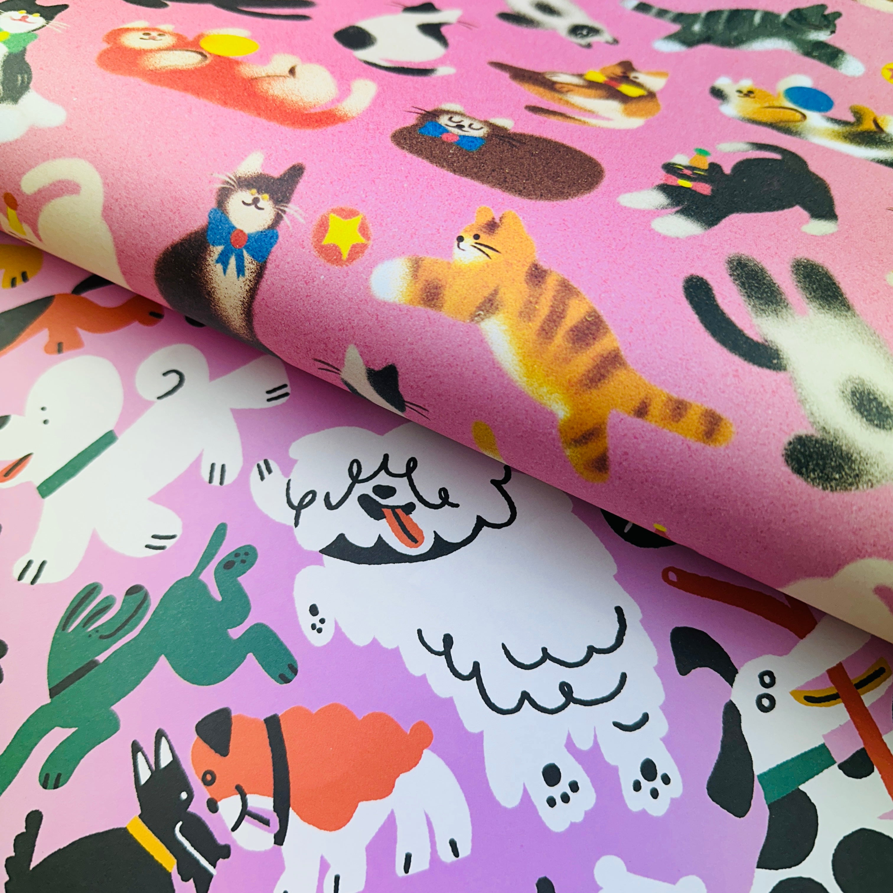 Giftwrap Cat&Dog Set (2 pieces)
