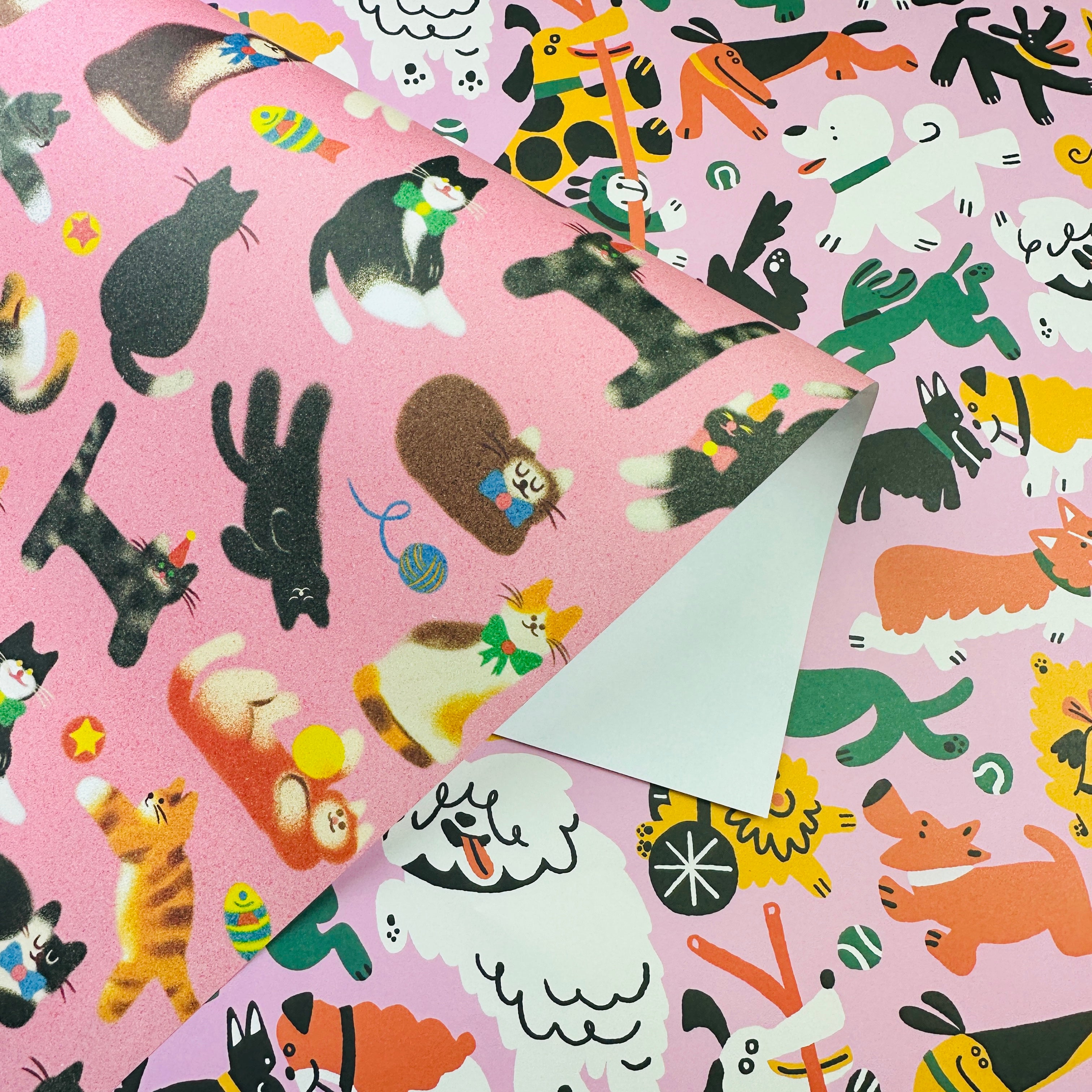 Giftwrap Cat&Dog Set (2 pieces)