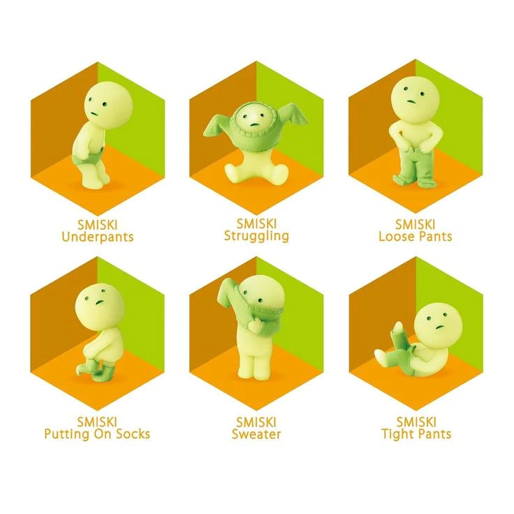 Smiski GLOW IN THE DARK (Blindbox) - Dressing