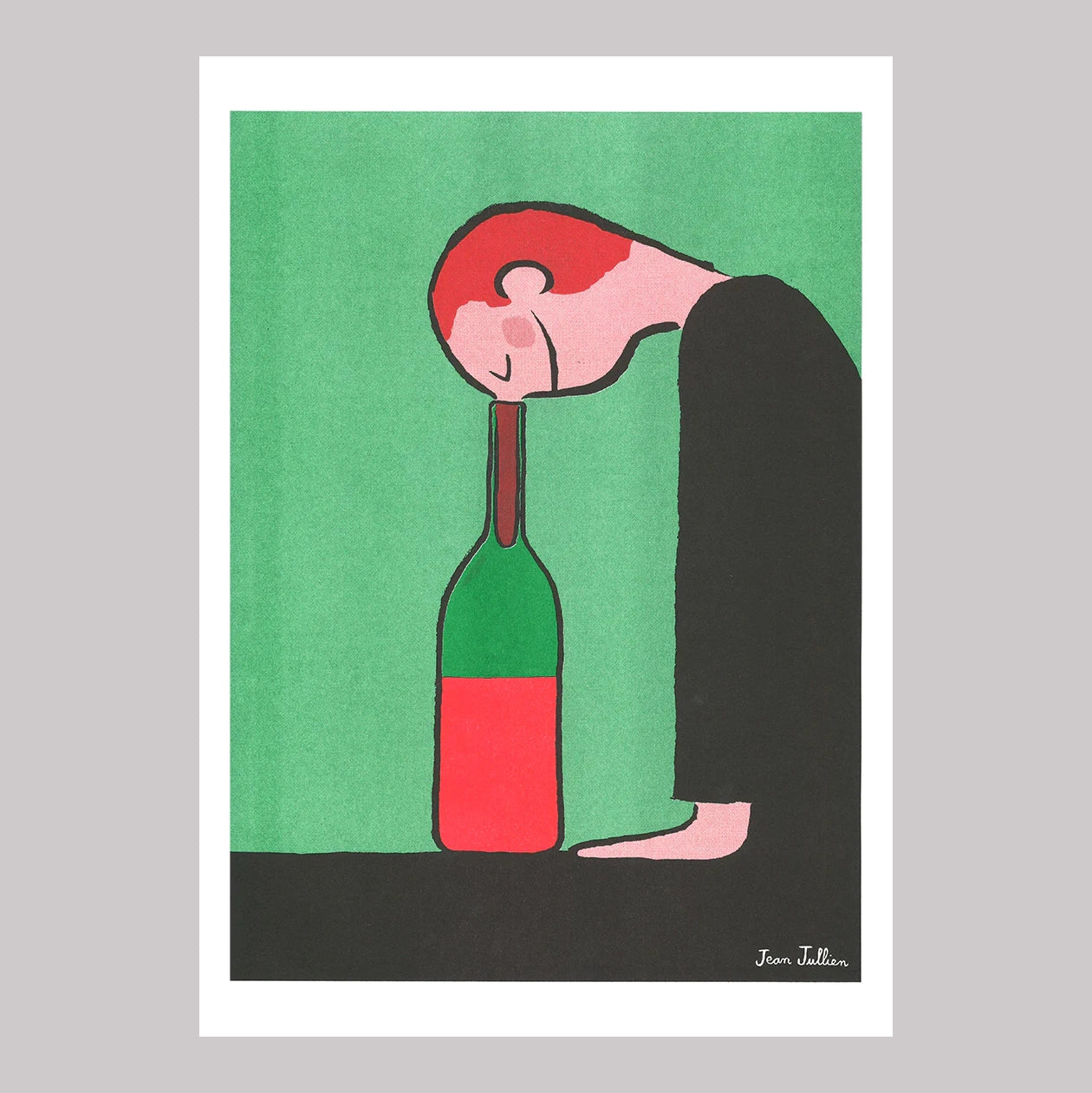 Poster Jean Jullien-bottle (A3)