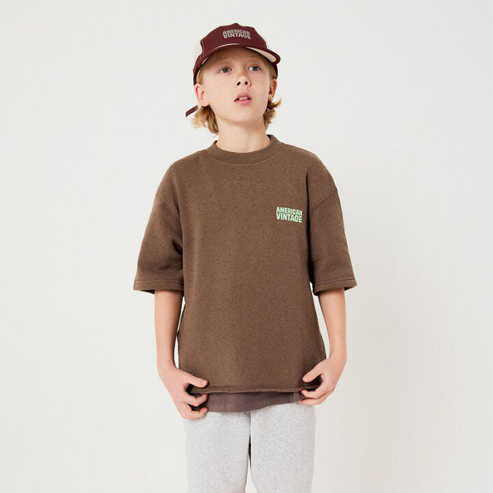 Kids' sweatshirt Evona - OVERDYED BROWN