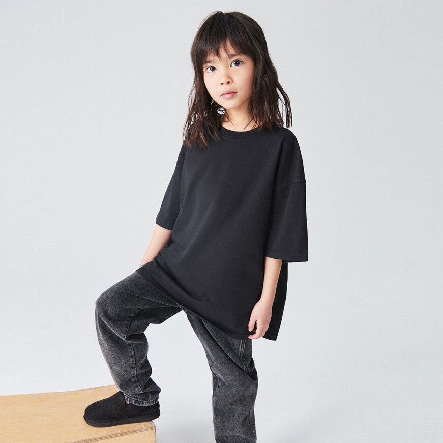 KID'S T-SHIRT FIZVALLEY - NOIR