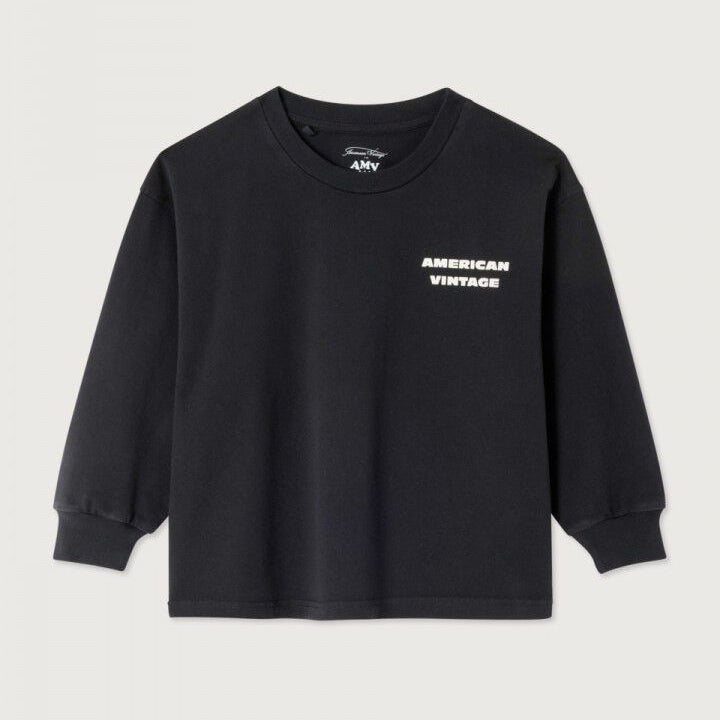 KINDER-T-SHIRT FIZVALLEY – SCHWARZ