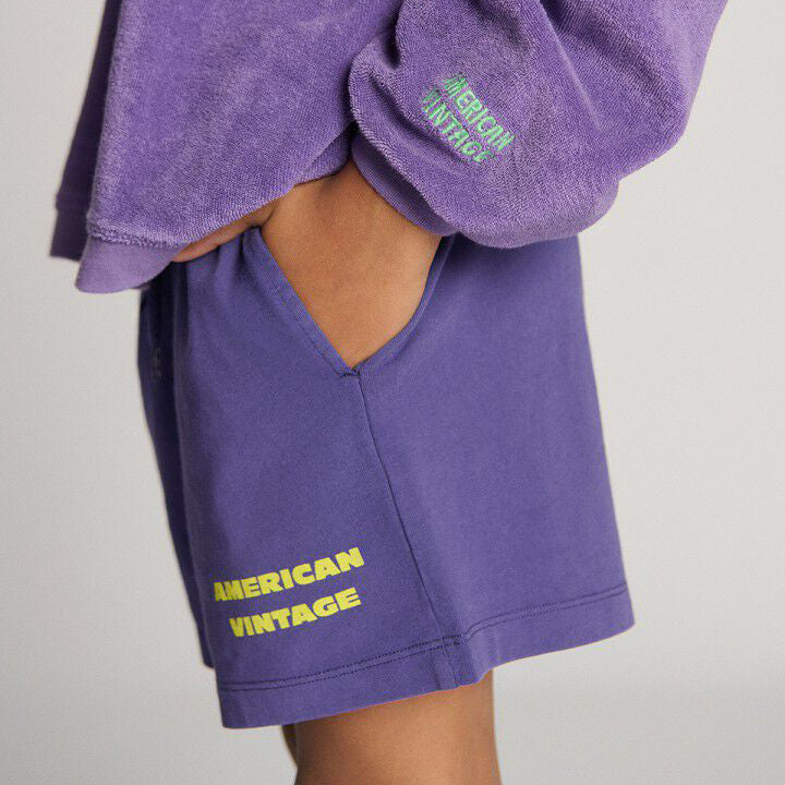 Kid's shorts Fizvalley - VINTAGE BLUEBERRY