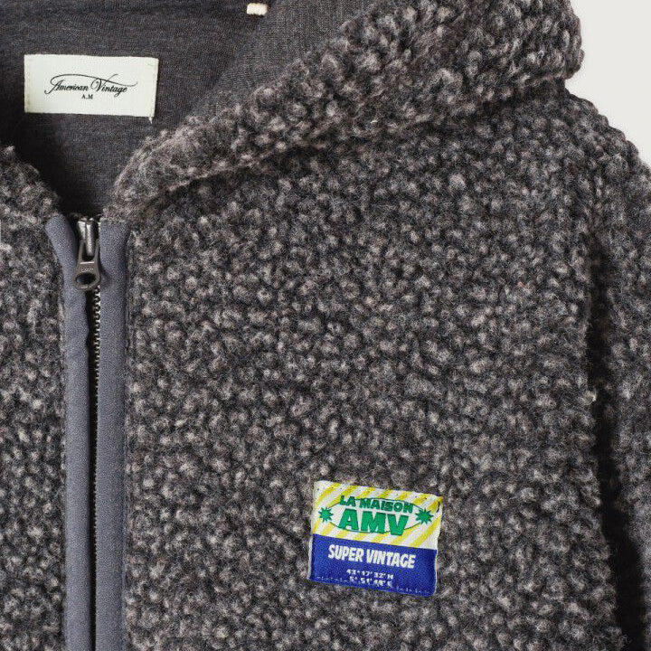 KINDERJACKE HOKTOWN MIT KAPUZE - MELANGE ANTHRAZIT