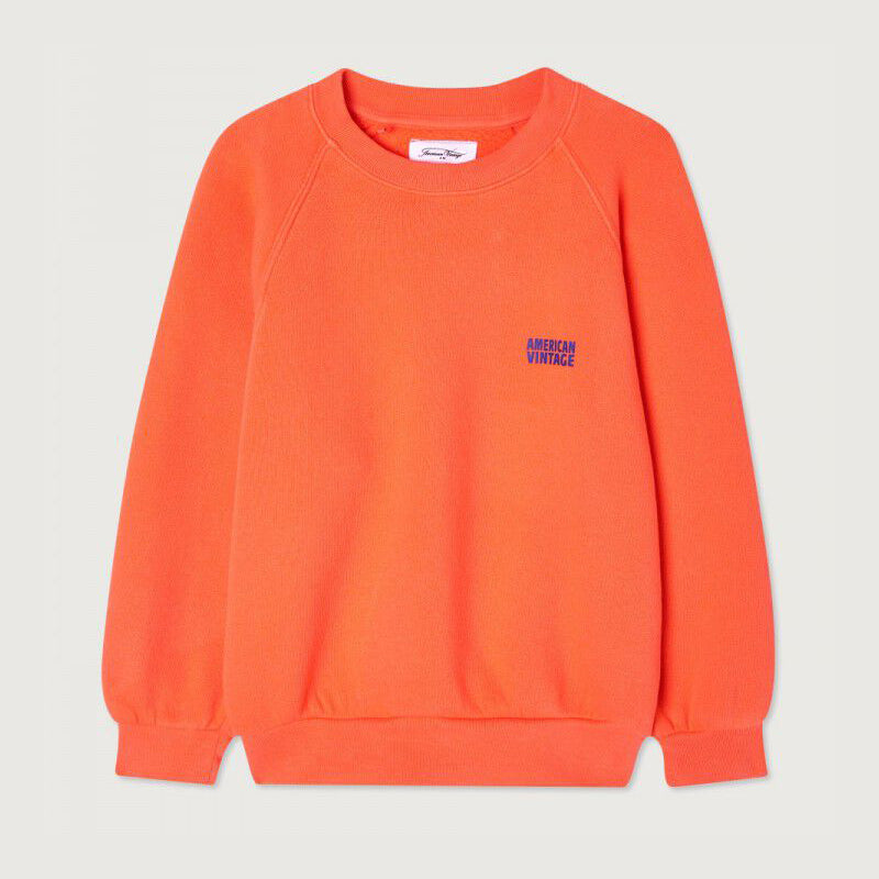KID'S SWEATSHIRT IZUBIRD - FLUORESCENT FIRE