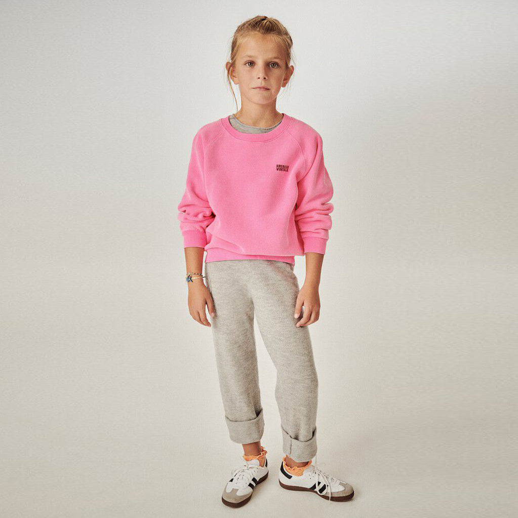 KINDER-SWEATSHIRT IZUBIRD - FLUO PINK