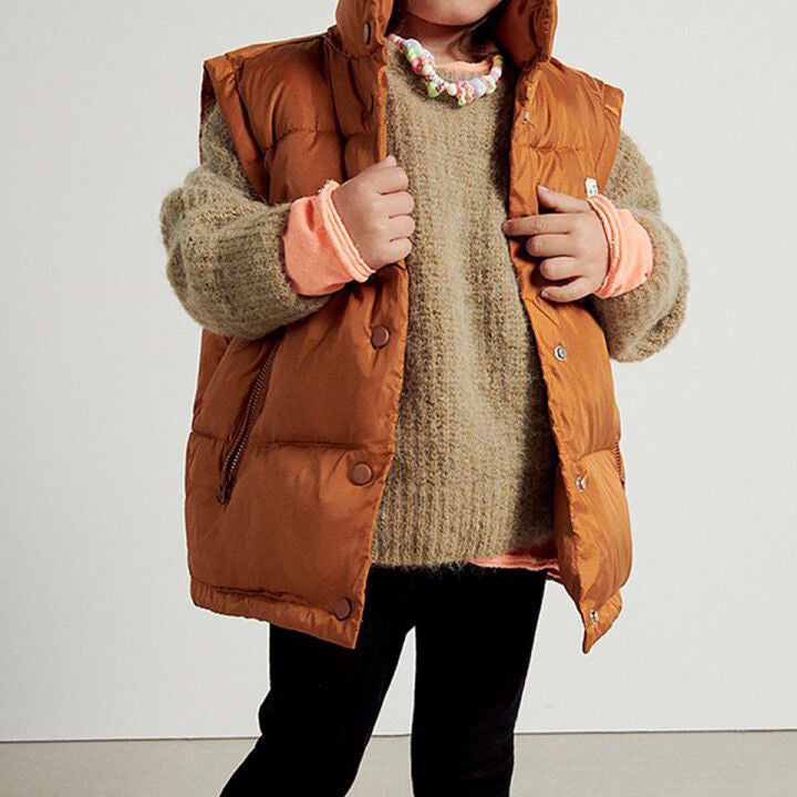 PADDED JACKET ZIDIBAY - GINGERBREAD