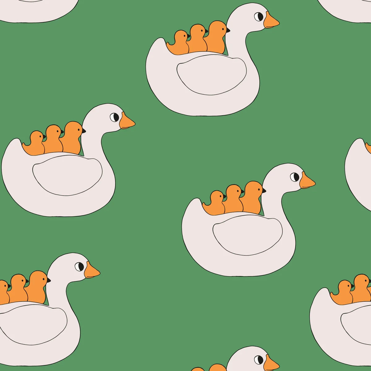 Block bag: Swan 12x19 cm(5 Bags)