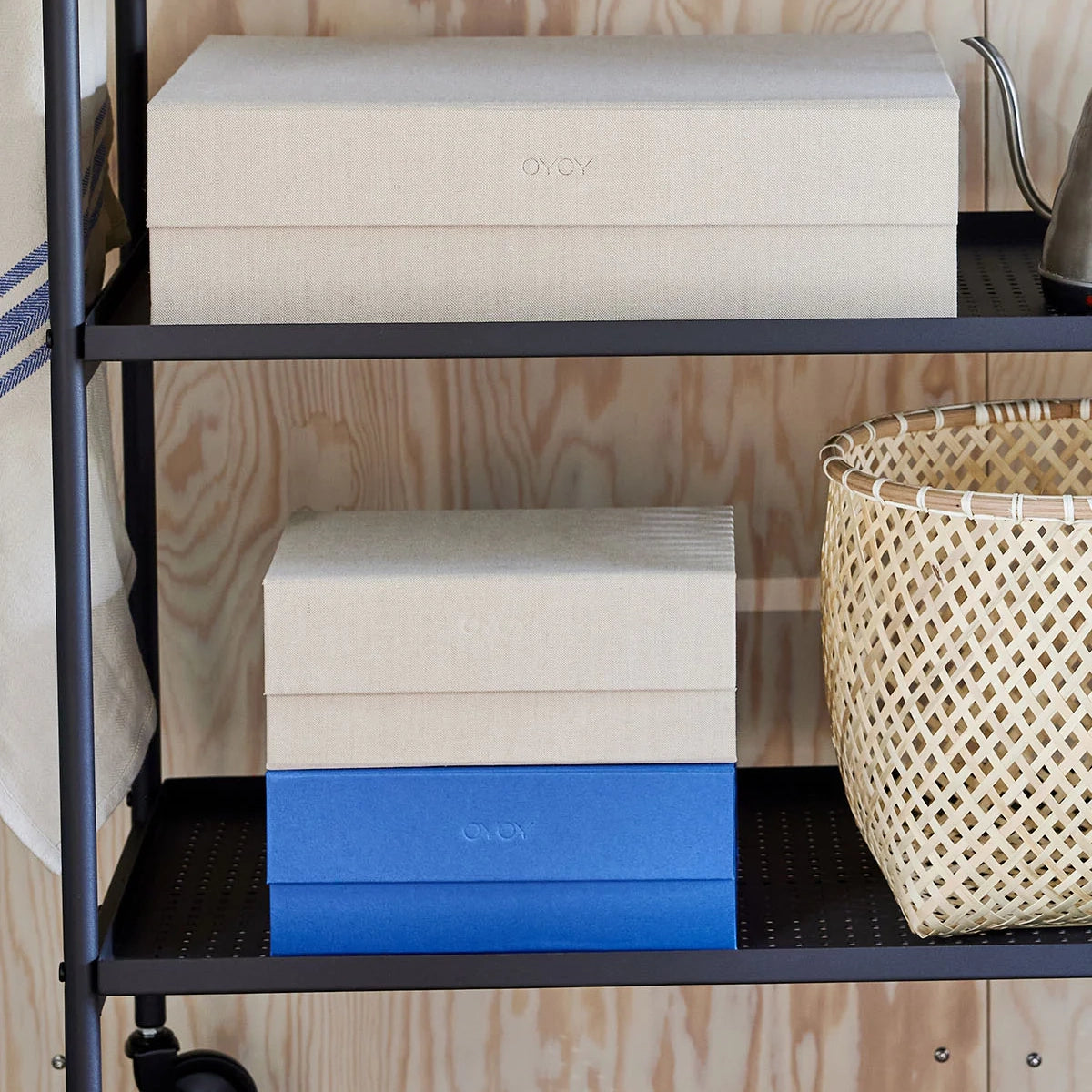 Hako Jewelry Storage Box - Optic blue