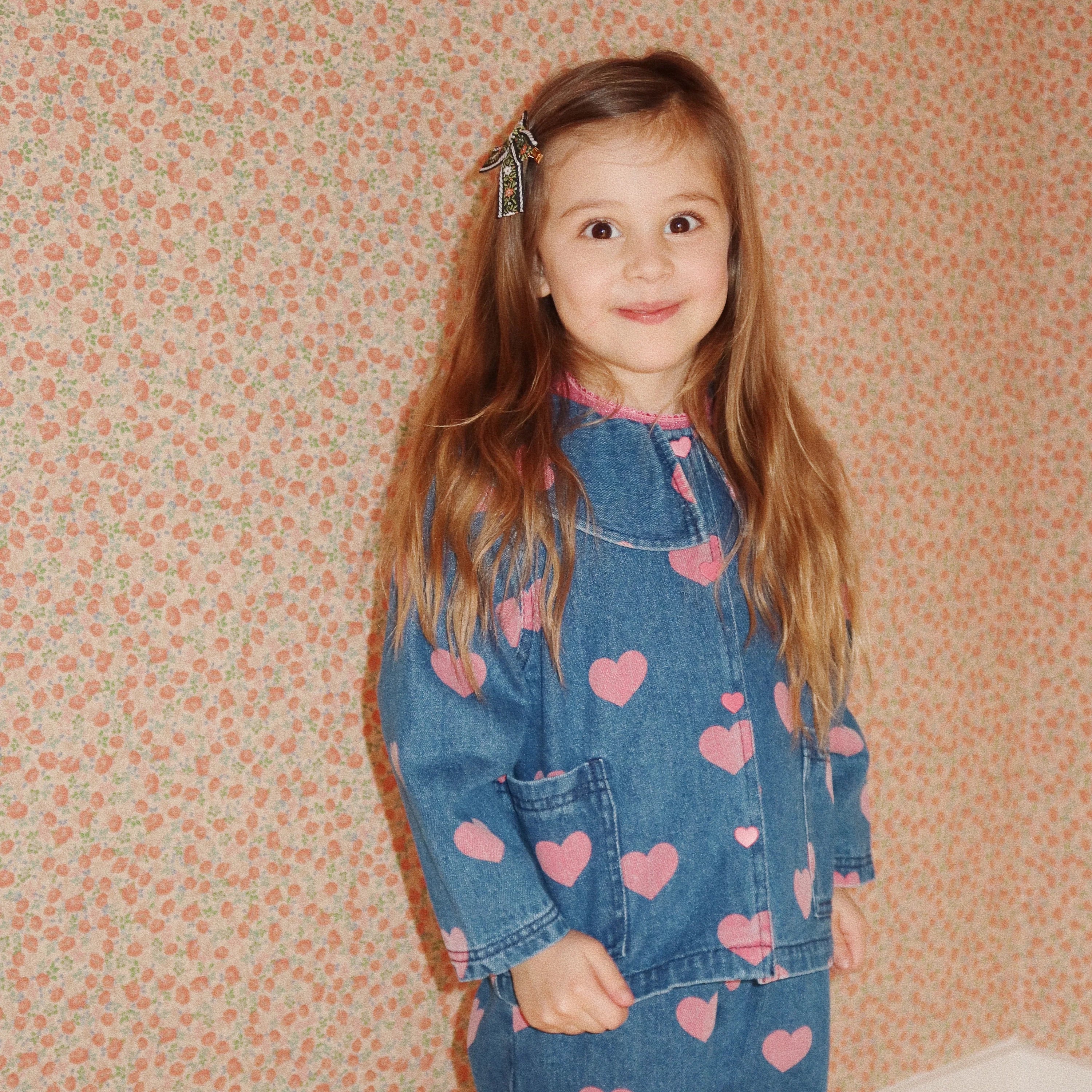 MAGOT DENIM SHIRT - BON COEUR PINK
