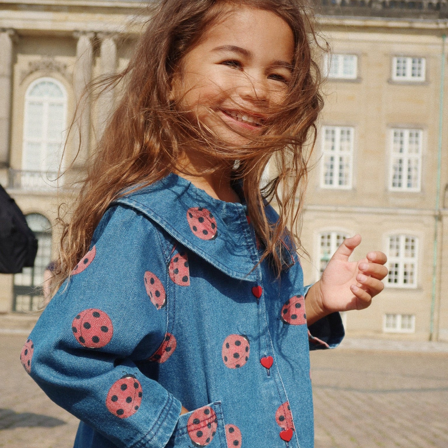 MAGOT DENIM SHIRT - LADYBUG