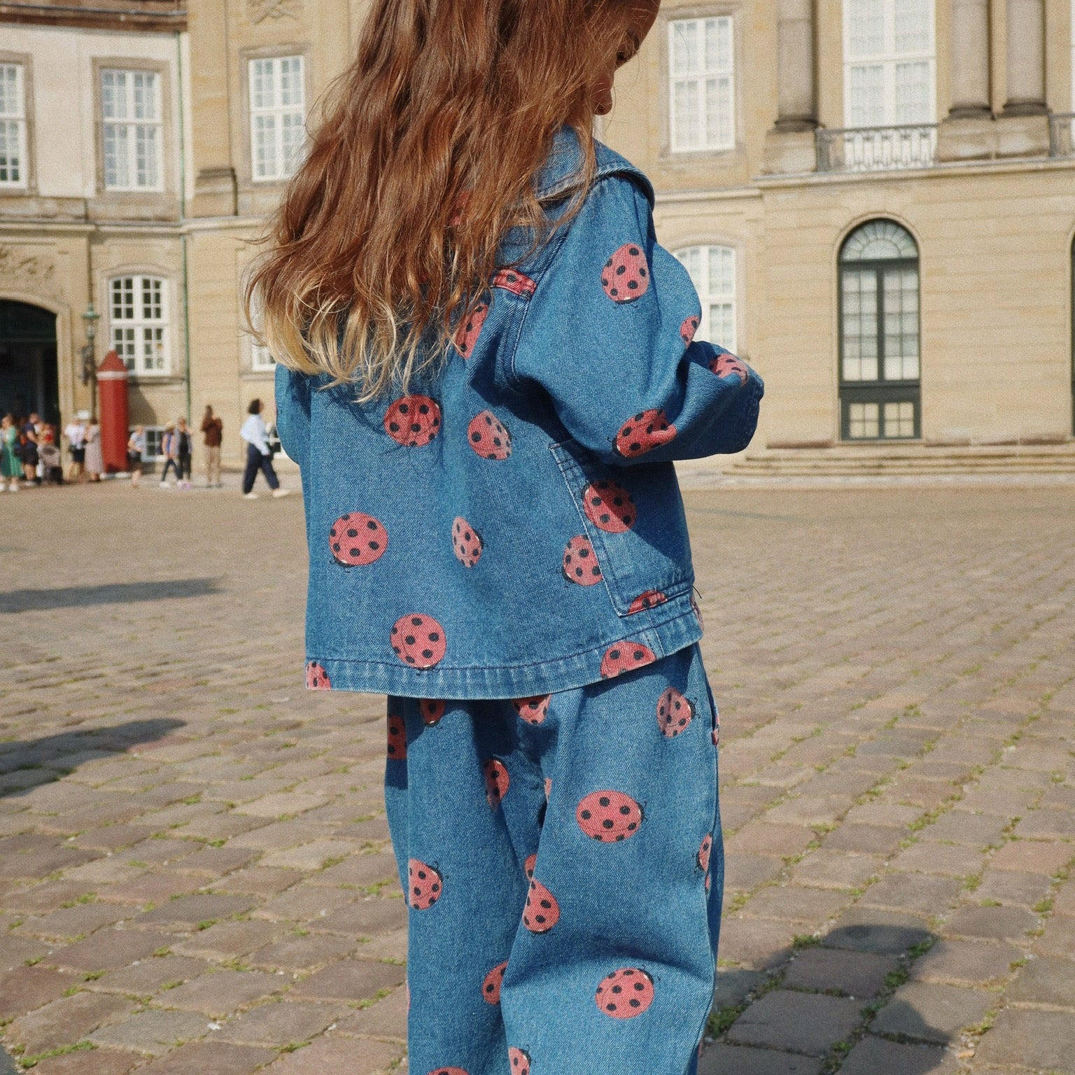 MAGOT FRILL PANTS - LADYBUG