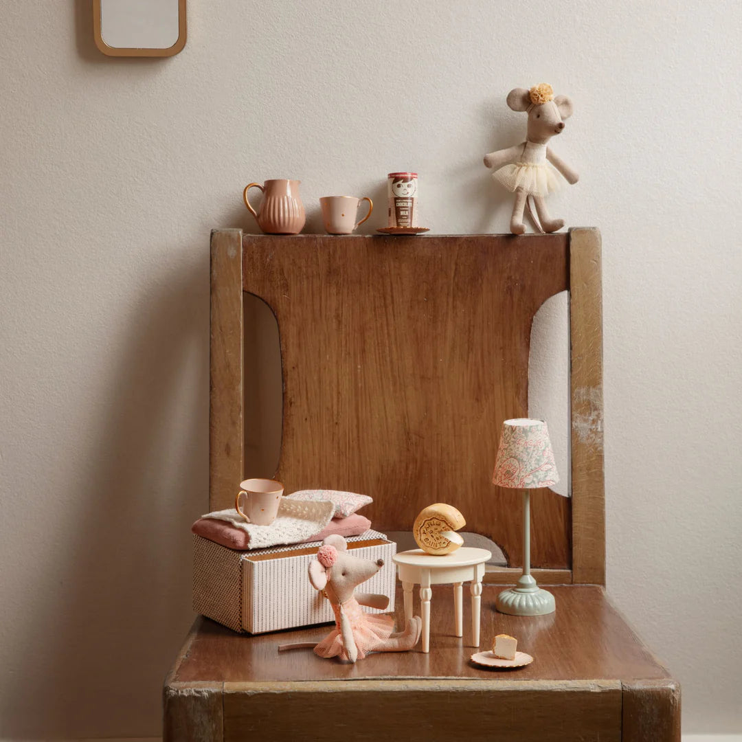 Vintage side table, Mouse - Off white