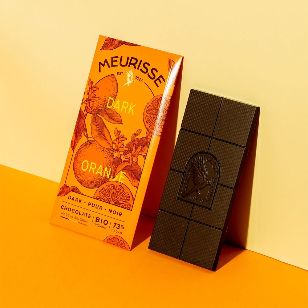 Organic Dark chocolate with Orange