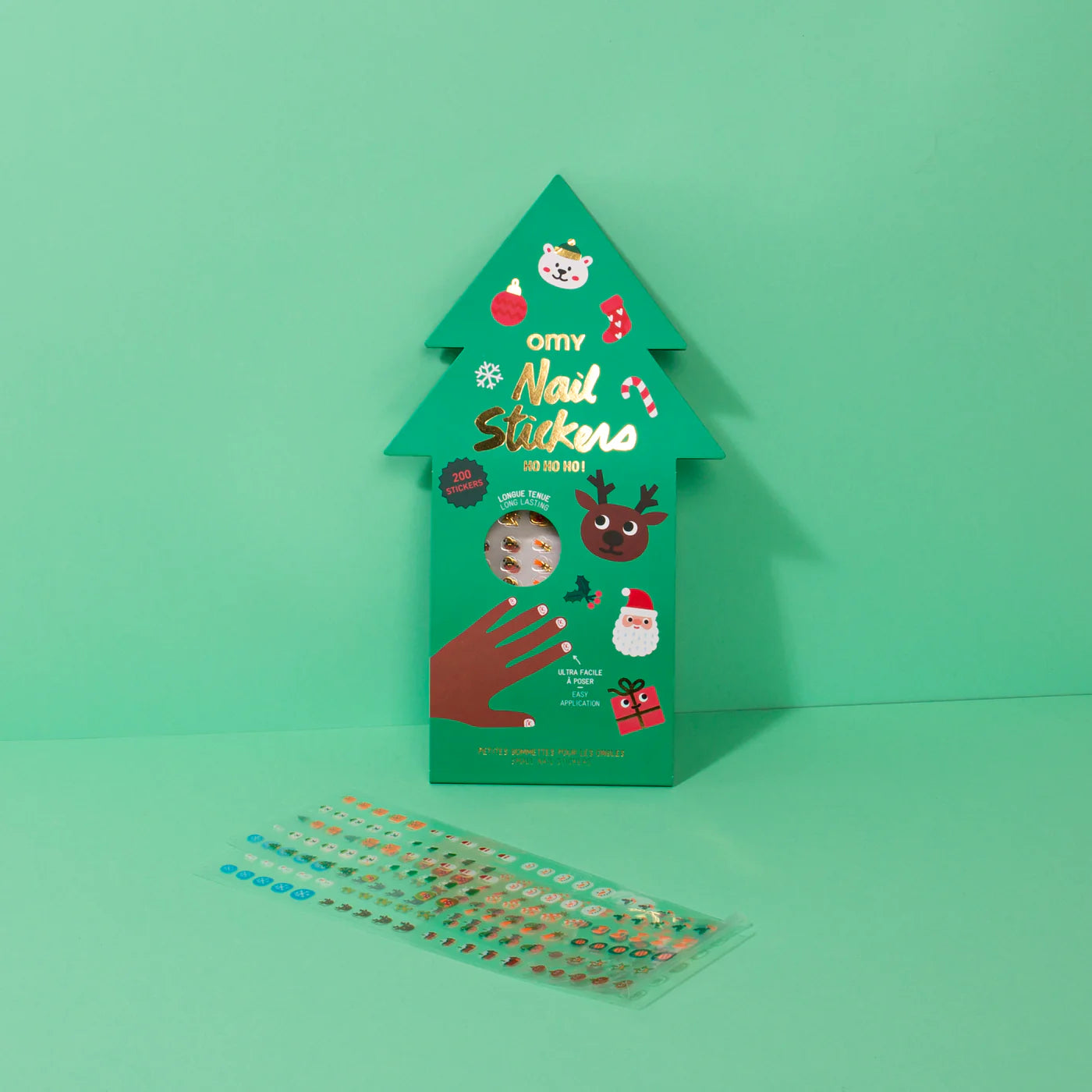 NAIL STICKERS - HO HO HO