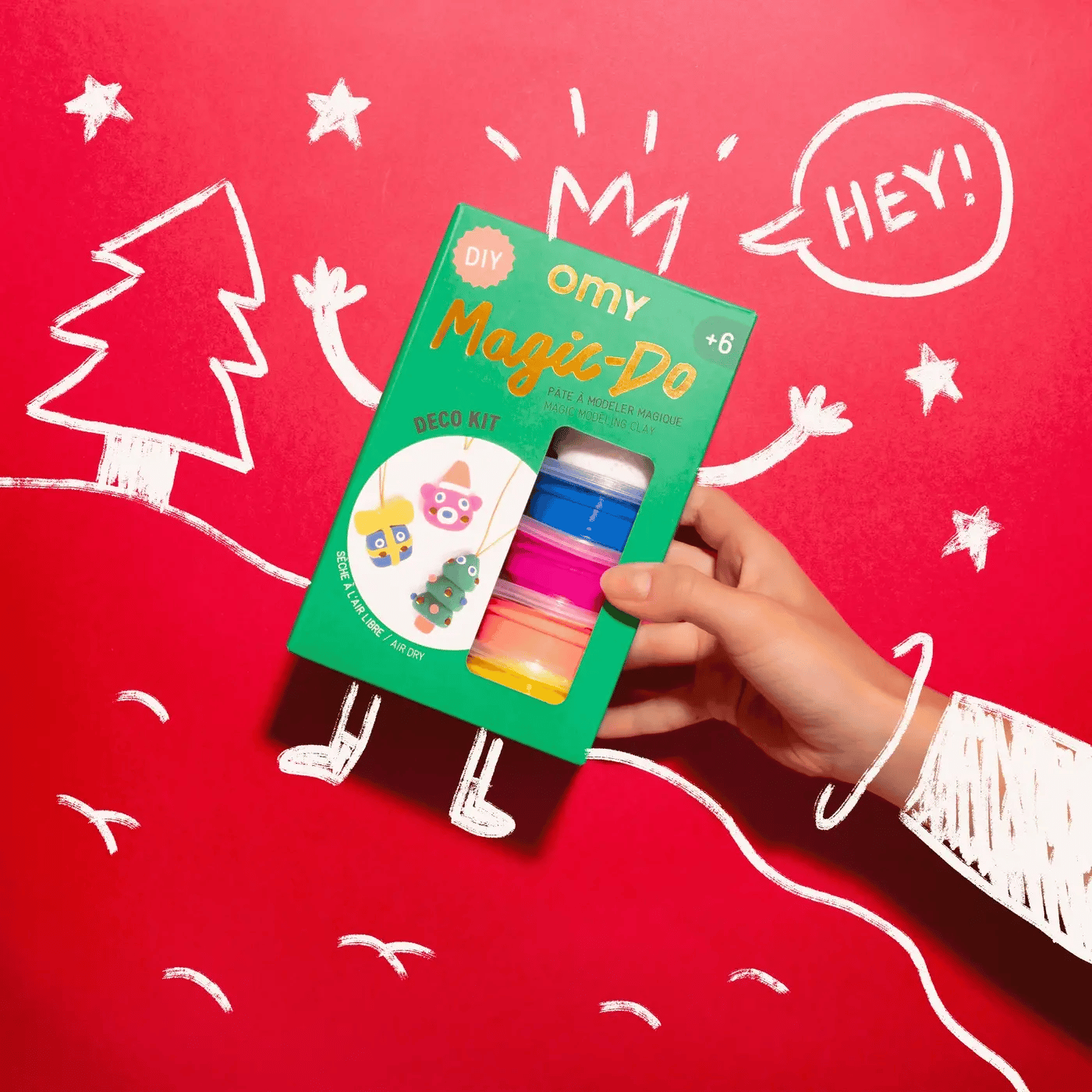 Magic modeling clay - HO HO HO