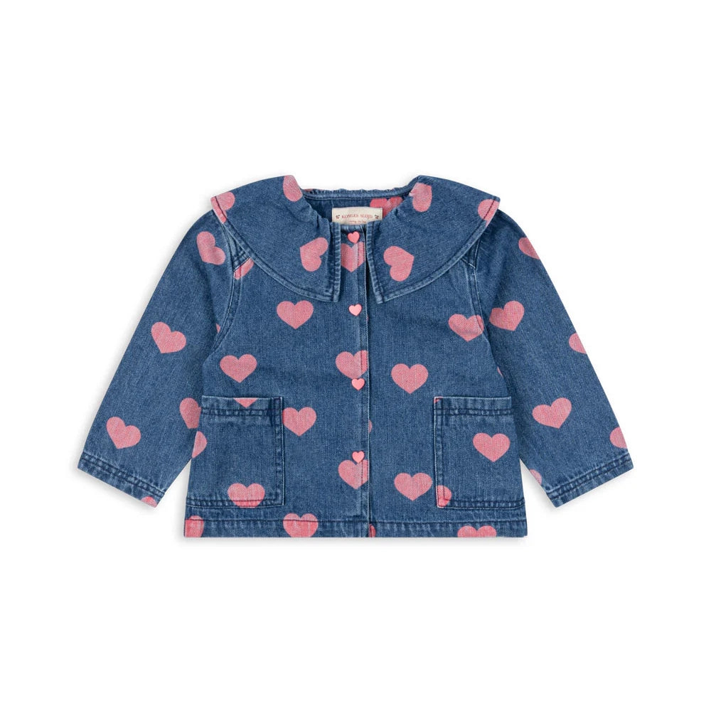 MAGOT DENIM SHIRT - BON COEUR PINK