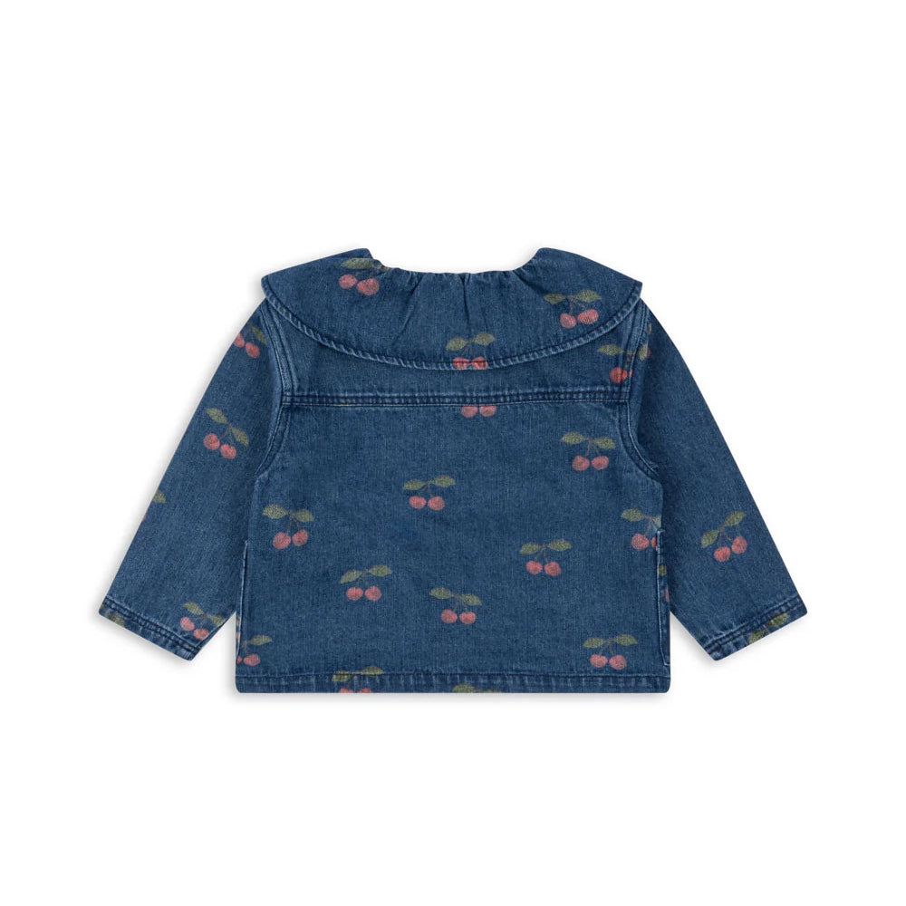 MAGOT DENIM SHIRT - MA GRANDE CERISE DENIM