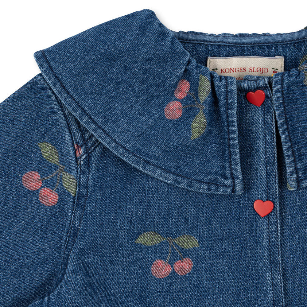 MAGOT DENIM SHIRT - MA GRANDE CERISE DENIM