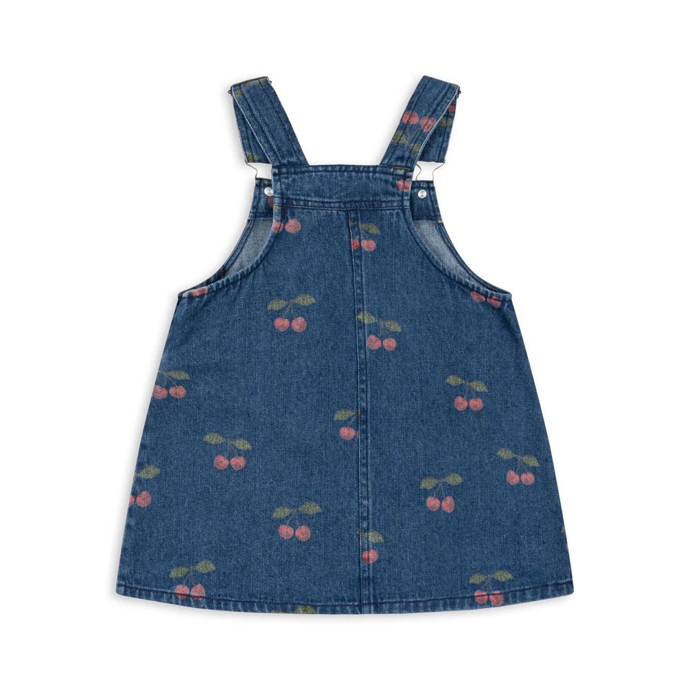 MAGOT OVERALL DRESS - CHERRY