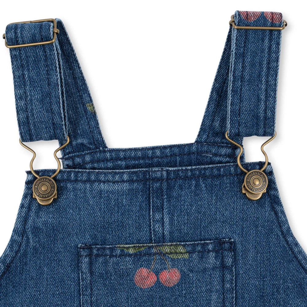 MAGOT OVERALL DRESS - CHERRY