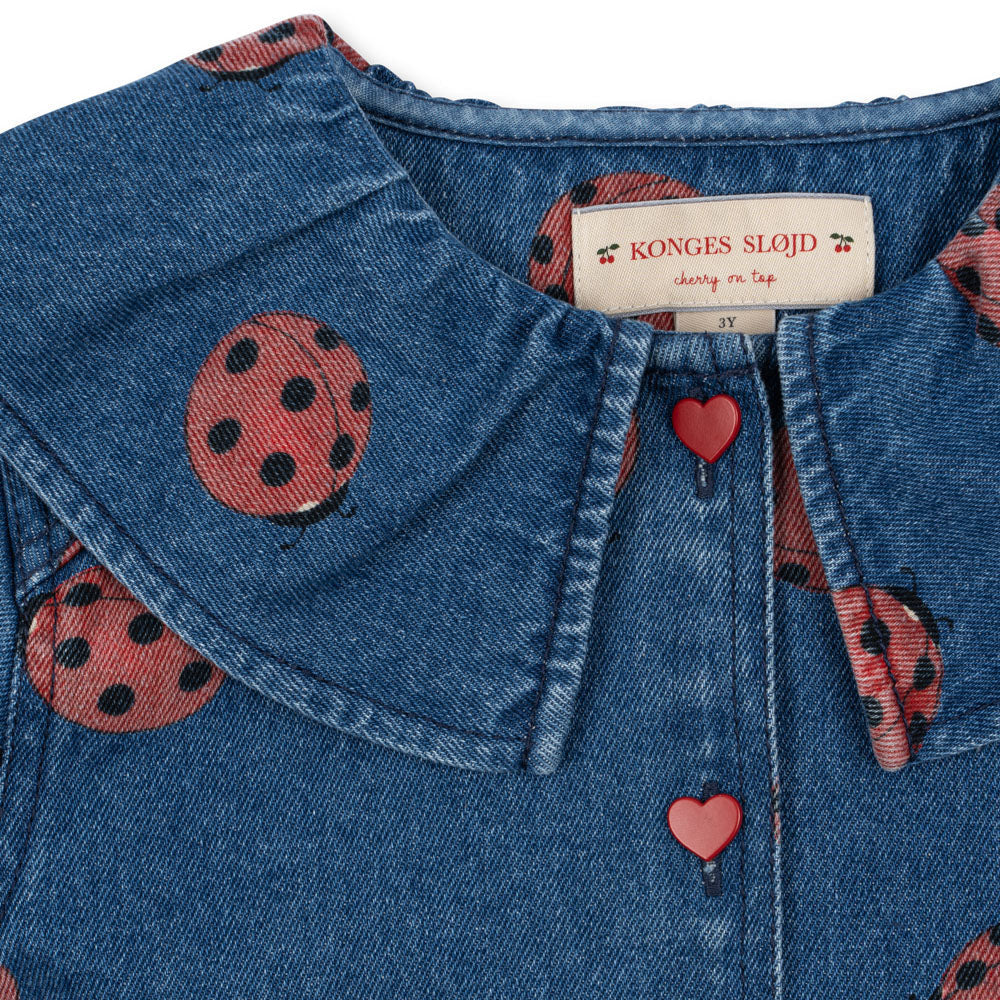 MAGOT DENIM SHIRT - LADYBUG