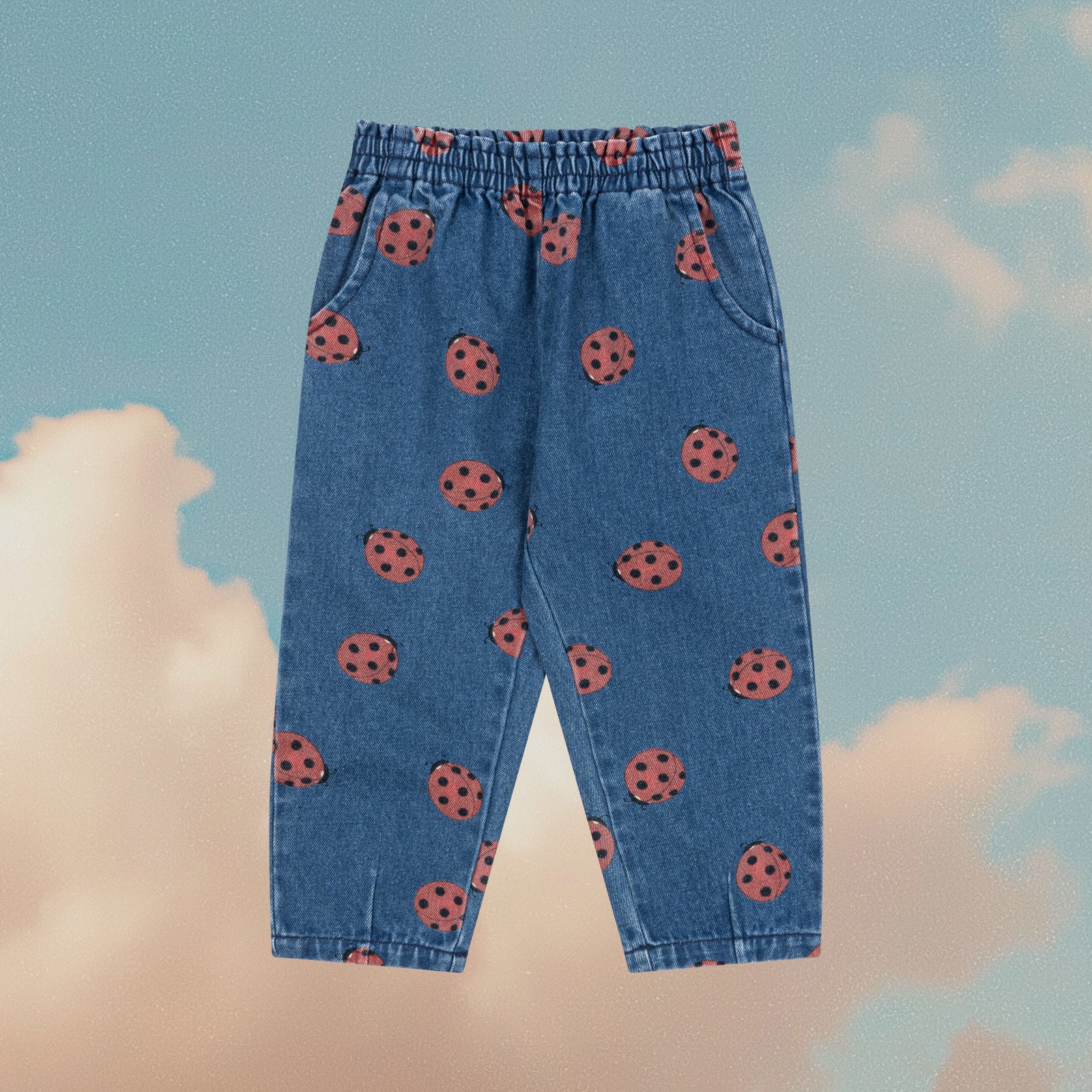 MAGOT FRILL PANTS - LADYBUG