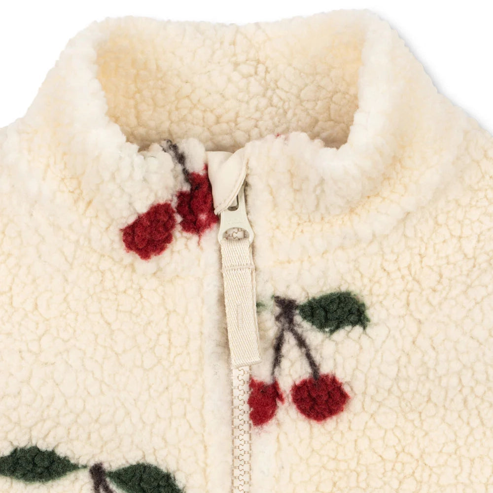 JODY TEDDY VEST - MA GRANDE CERISE