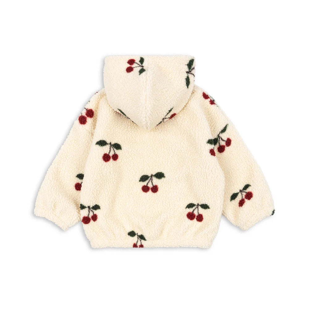 JODY TEDDY HOODIE GRS - MA GRANDE CERISE