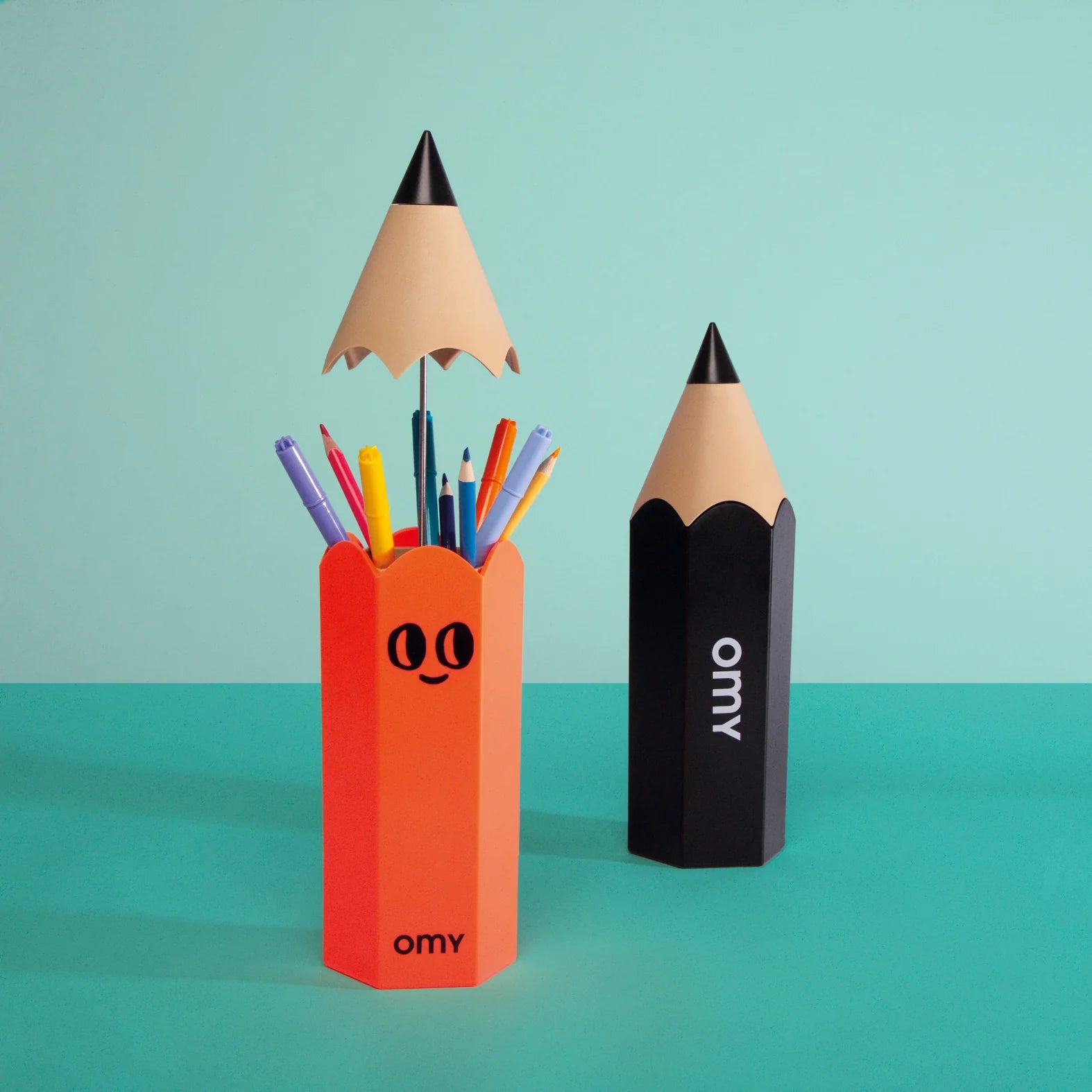 PENCIL BOX BLACK - Giant pencil holder