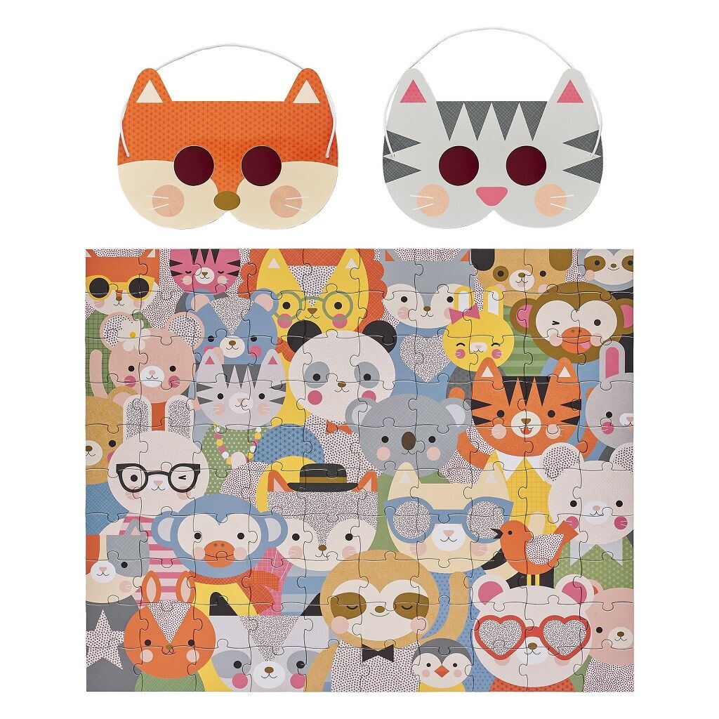 Animal Festival 100-Piece Decoder Puzzle
