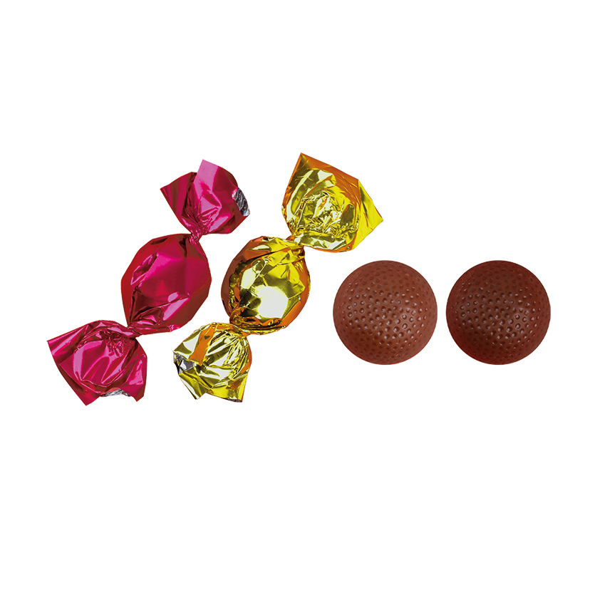 Christmas Metal box with organic praline treats