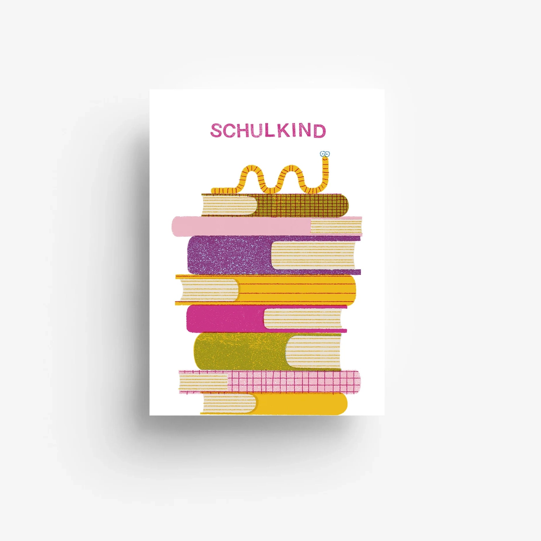 Postcard - Bookworm