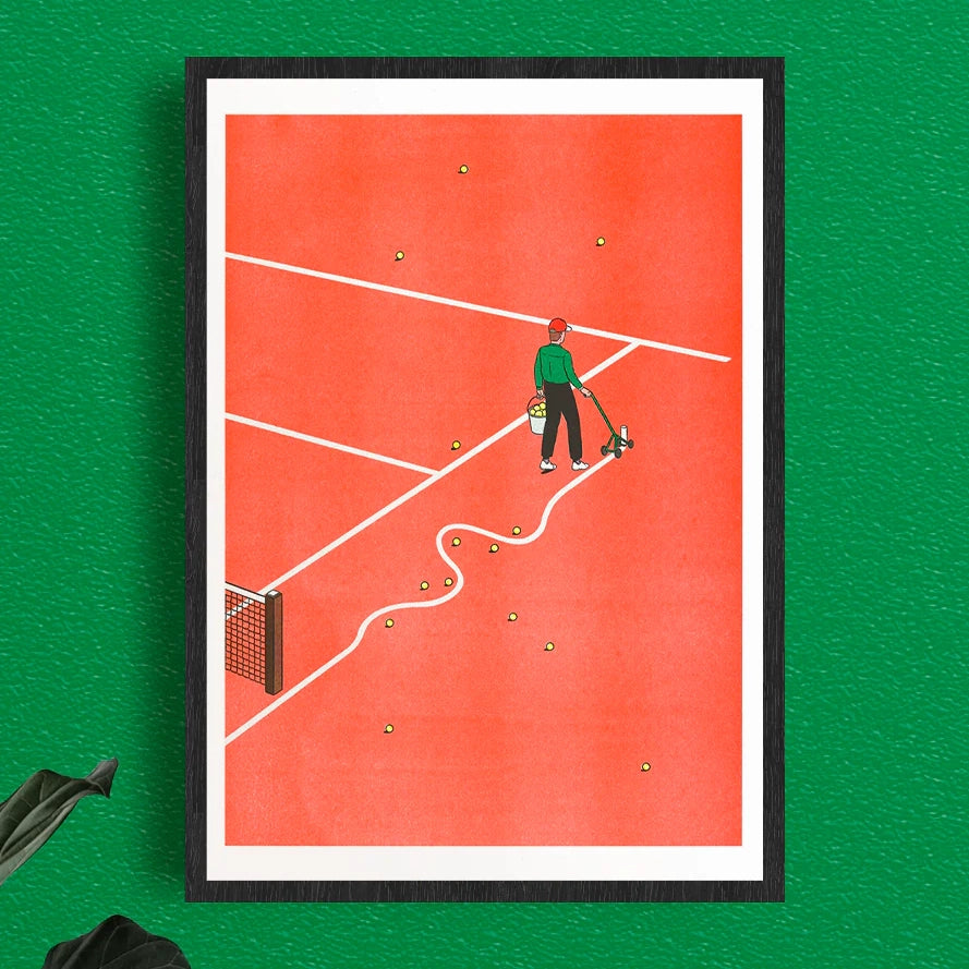 Poster Simon Bailly - Roland-Garros (A3)