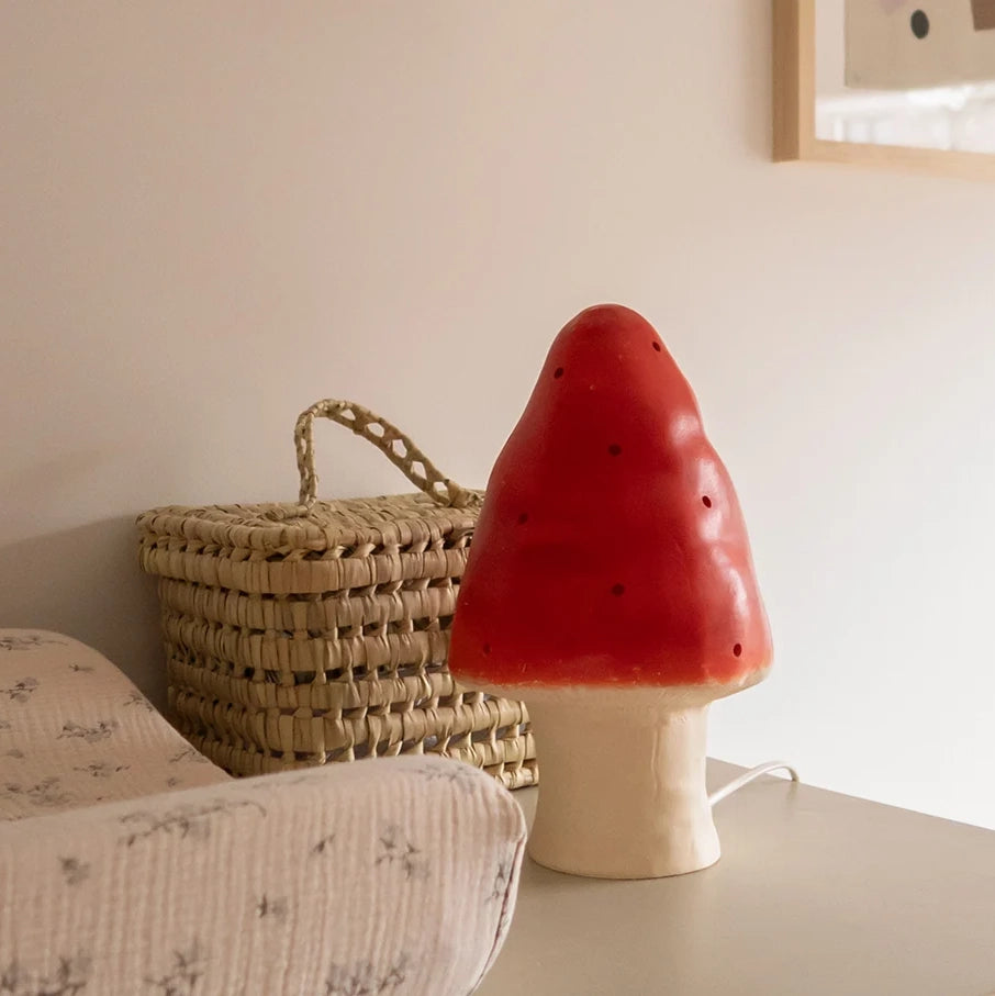 Pilzlampe – Rot