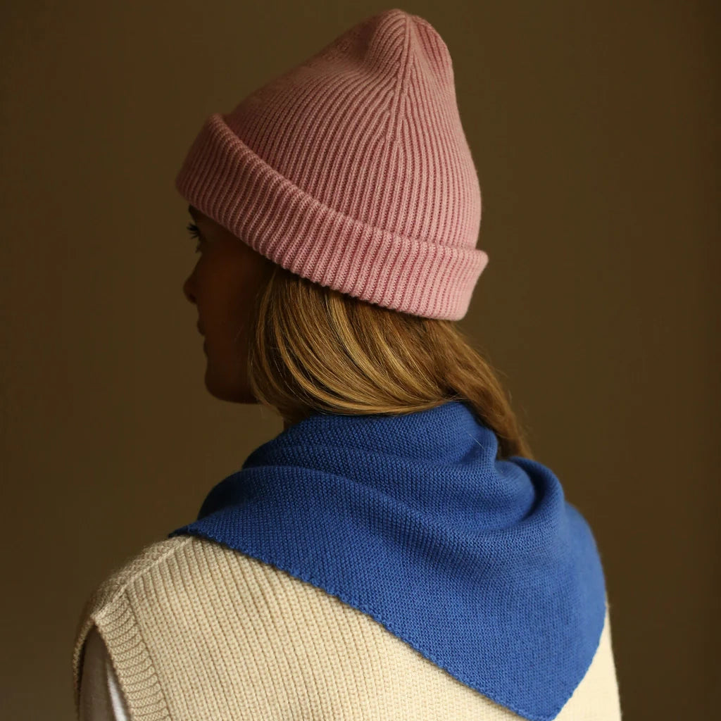 Josephina Triangle scarf - Cobalt blue