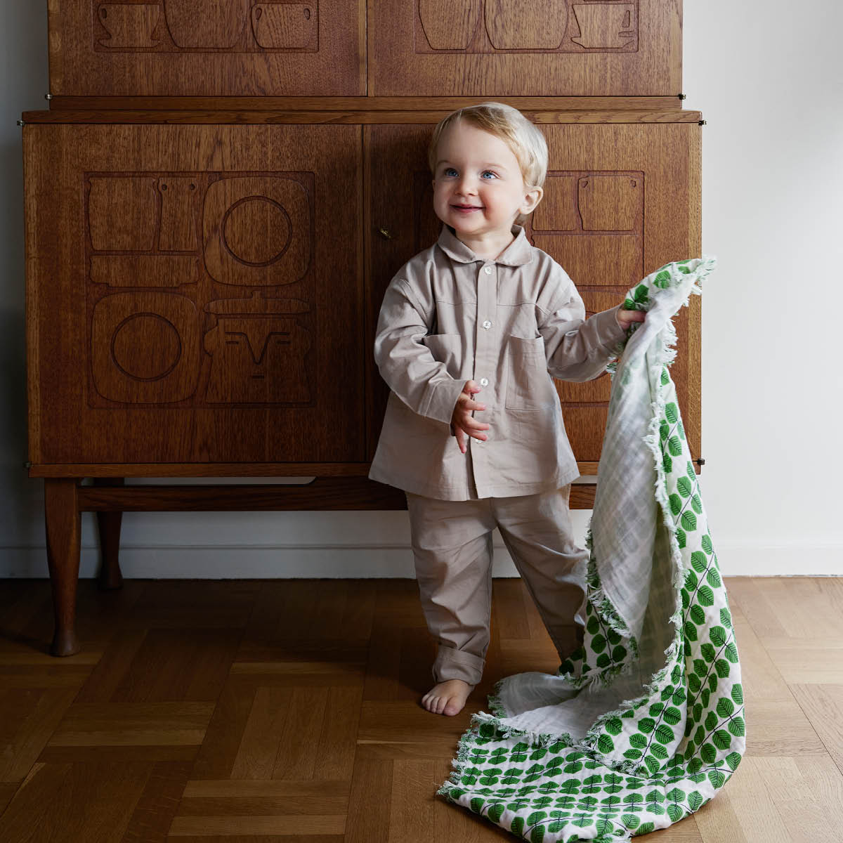Berså Soft Cotton Blanket by Stig Lindberg