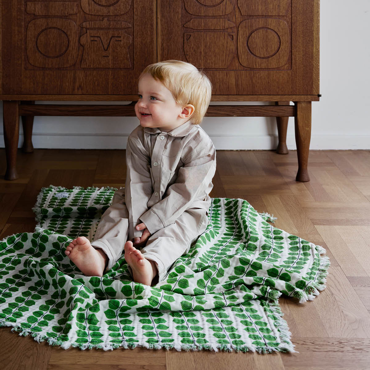 Berså Soft Cotton Blanket by Stig Lindberg