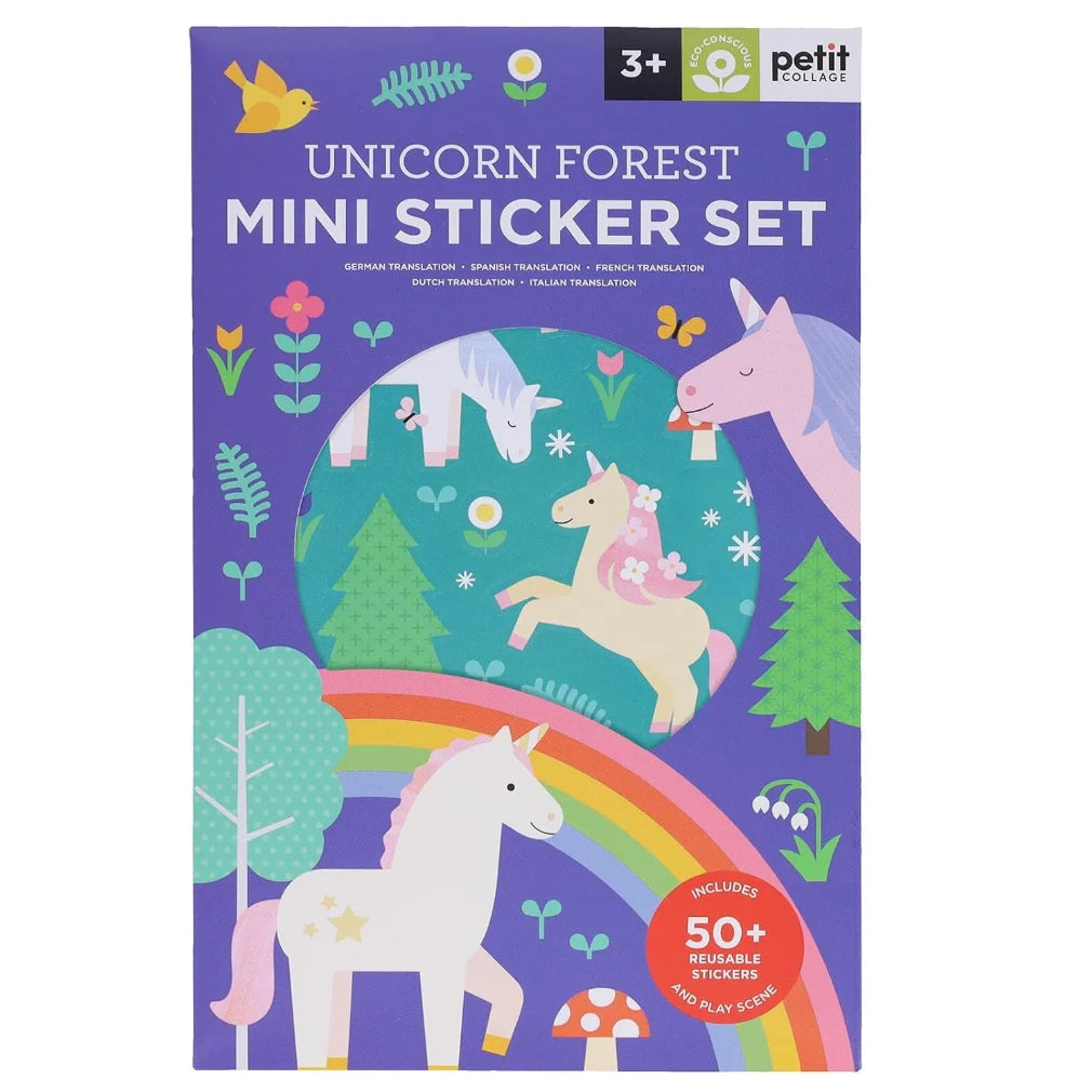 Mini Sticker Set: Unicorn Forest