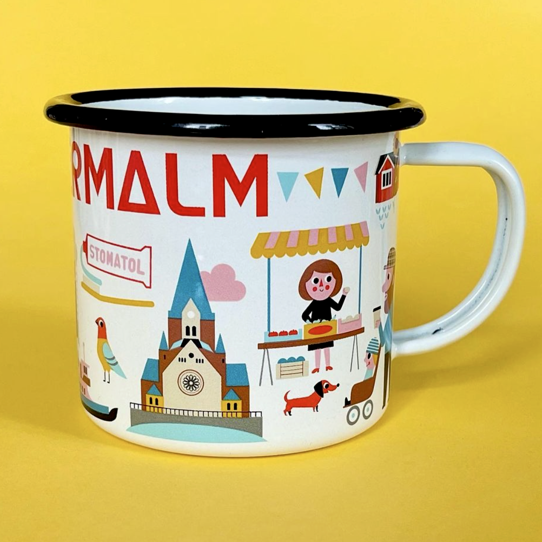 Enamel Mug Södermalm