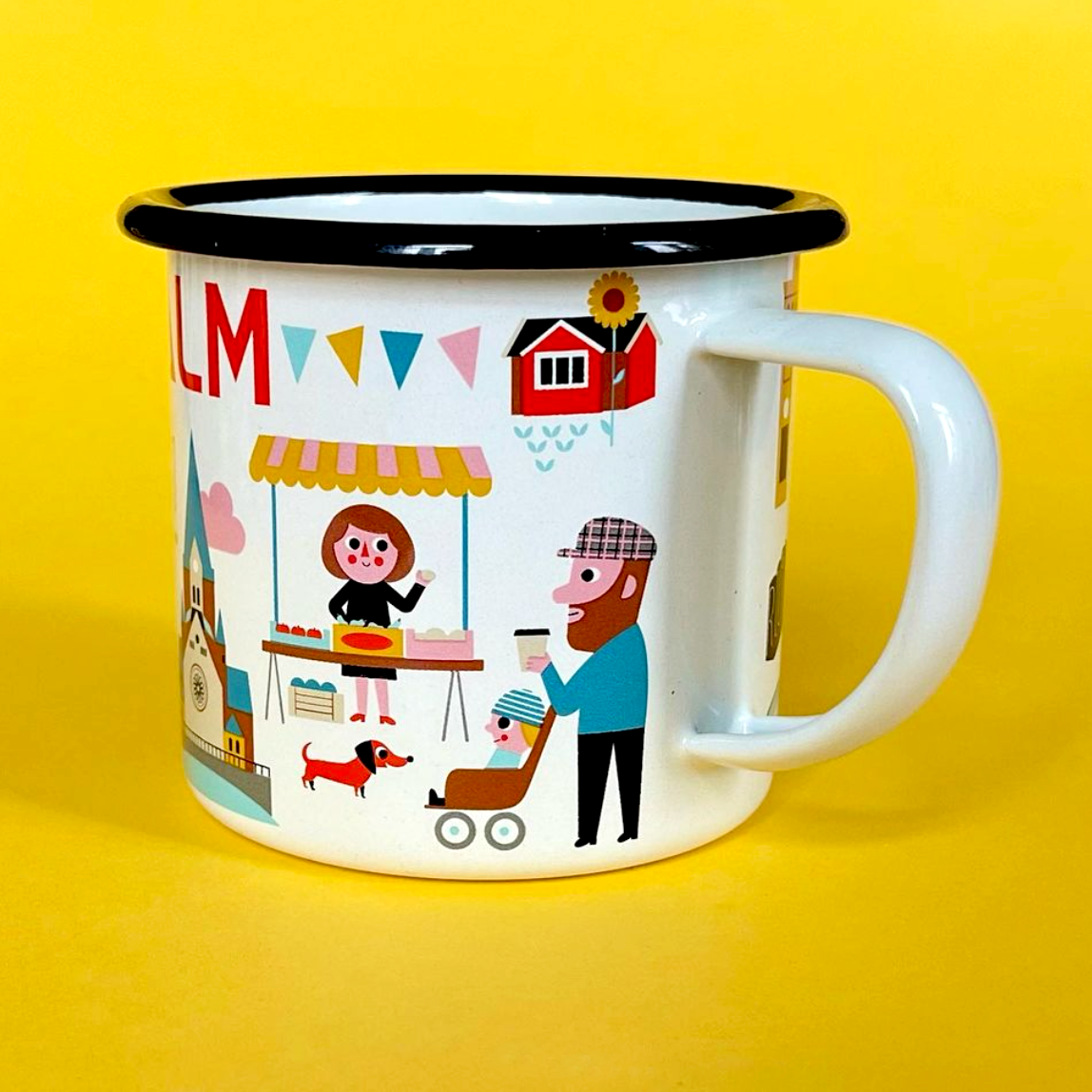 Enamel Mug Södermalm
