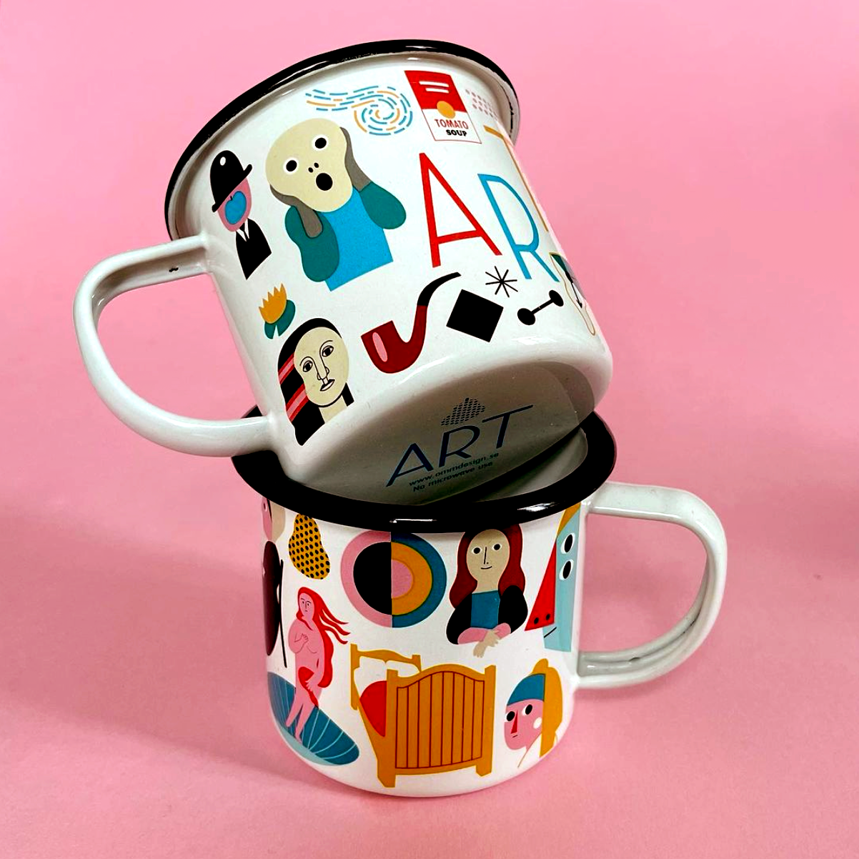 Enamel Mug Art