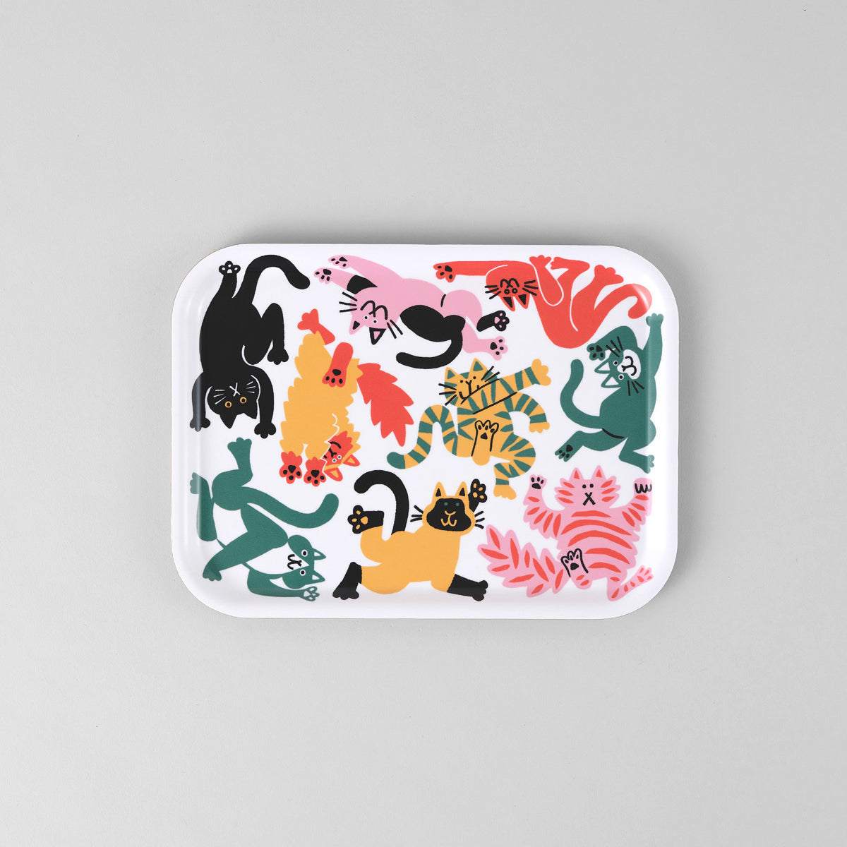 Mini Cats Rectangle Tray