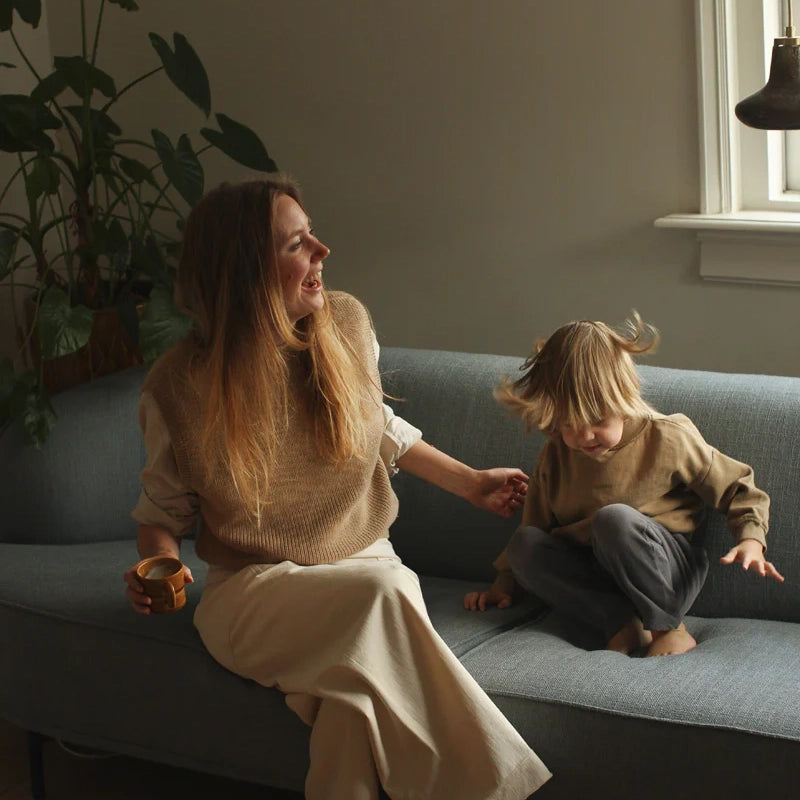 Fine italian Merino Vest - Sand